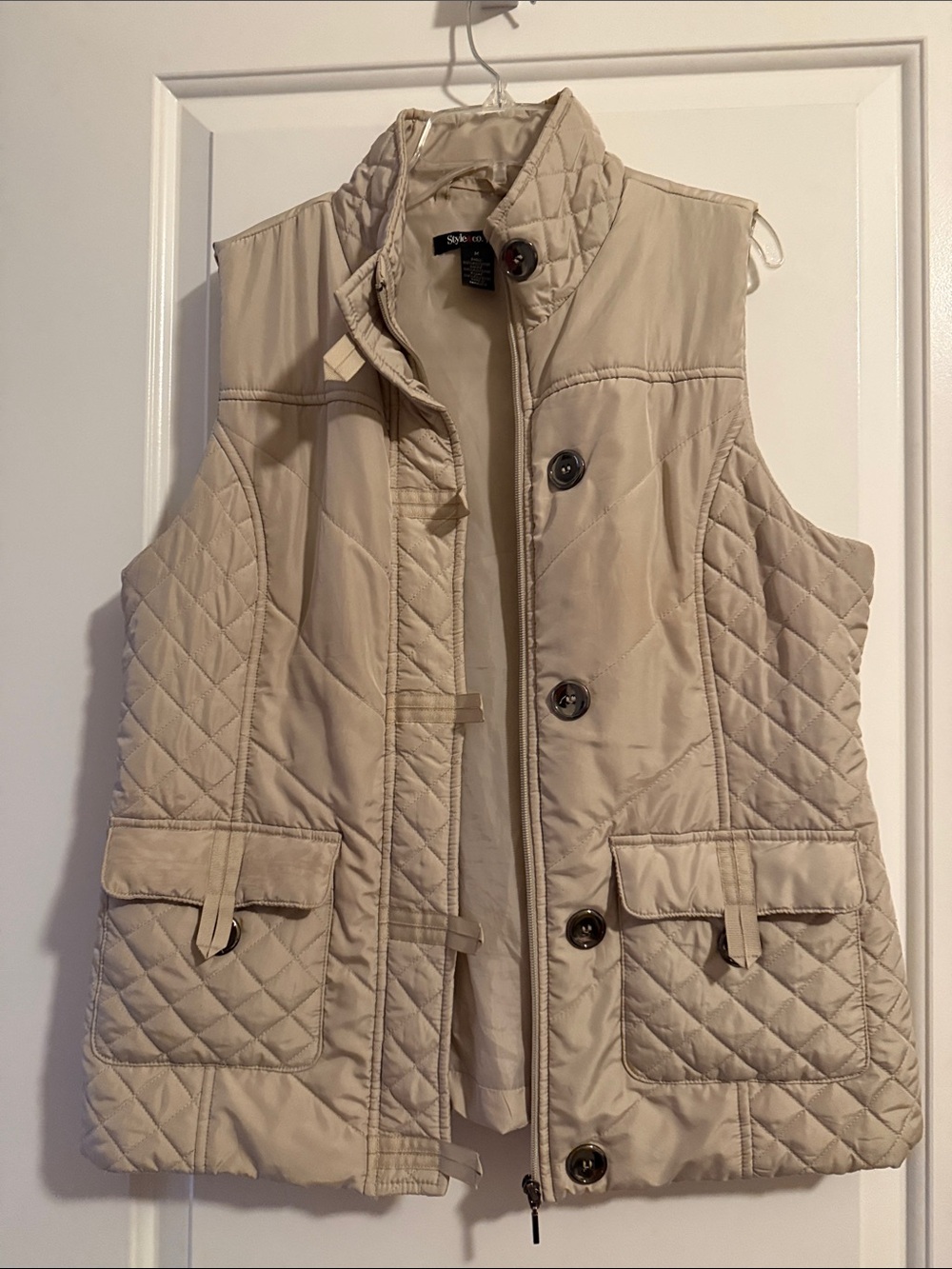 Style & Co Sport Quilted Winter Vest-medium